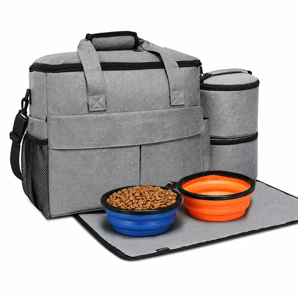 Large pet travel backpack side view