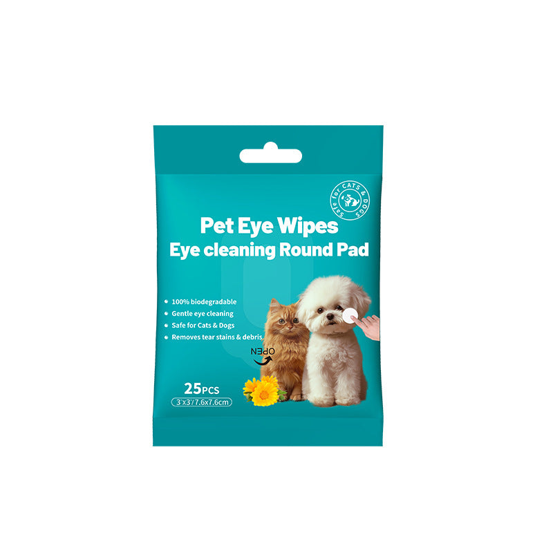 Pet Tear Stain Wipes (80 Count) for Cats & Dogs