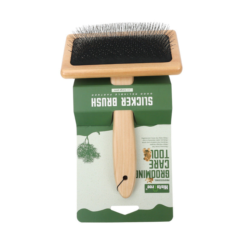 Bamboo slicker brush packaging