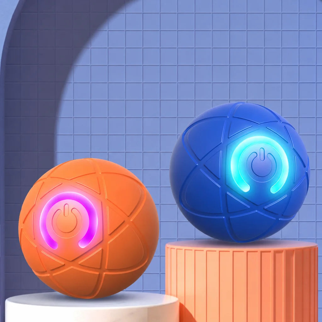 Interactive cat teaser ball toy
