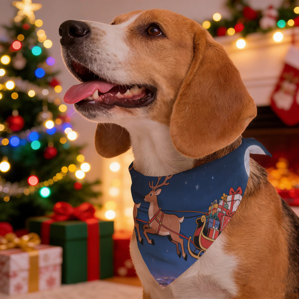 Custom Pet Scarf - Photo Printed Scarf for Dogs and Cats - view 1