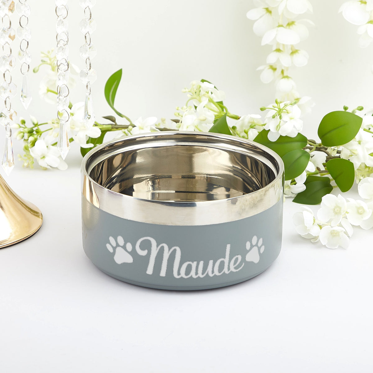 Custom Pet Bowl - Laser Engraved Stainless Steel Bowl for Dogs and Cats - view 5