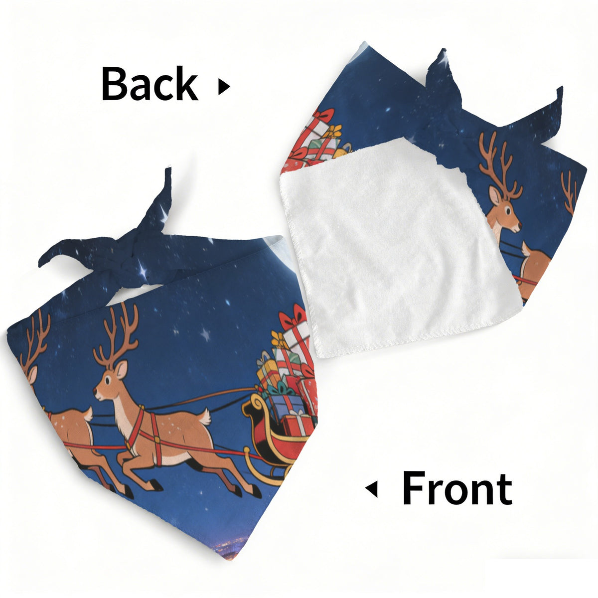Custom Pet Scarf - Photo Printed Scarf for Dogs and Cats - view 3