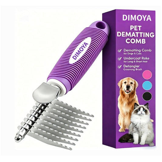 Dog Grooming Kit - Deshedding Rake