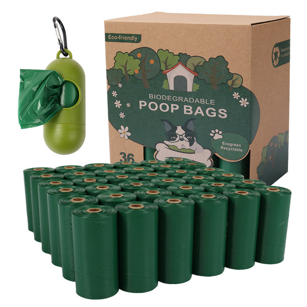 Compostable Dog Poop Bags with Dispenser