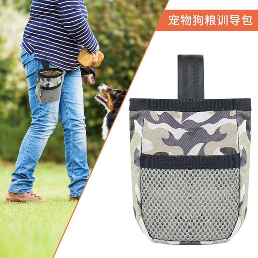 Mini Portable Pet Training Treat Pouch with Clip
