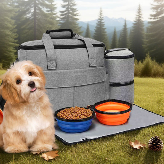 Large Pet Travel Backpack - Ventilated Dog and Cat Carrier Bag for Hiking and Travel