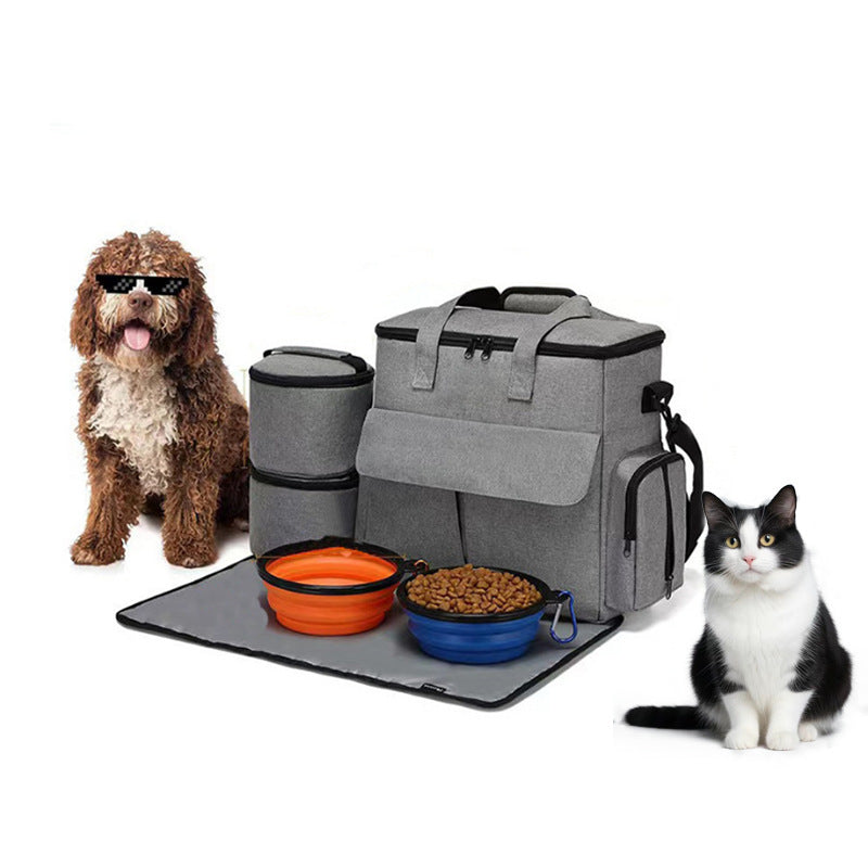 Large Pet Travel Backpack - Ventilated Dog and Cat Carrier Bag for Hiking and Travel
