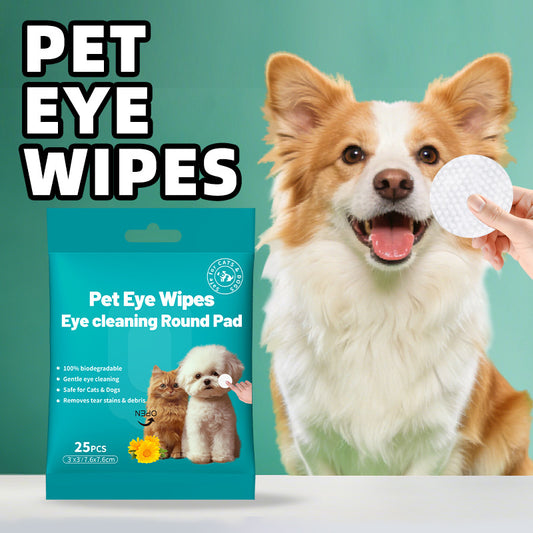 Pet Tear Stain Wipes (80 Count) for Cats & Dogs