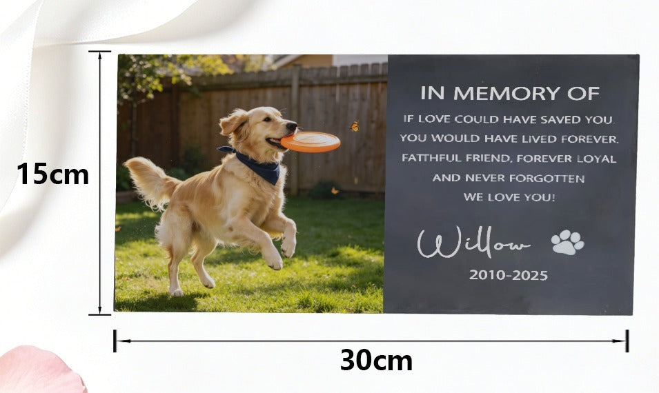 Pet Memorial Stone - fixed view 2