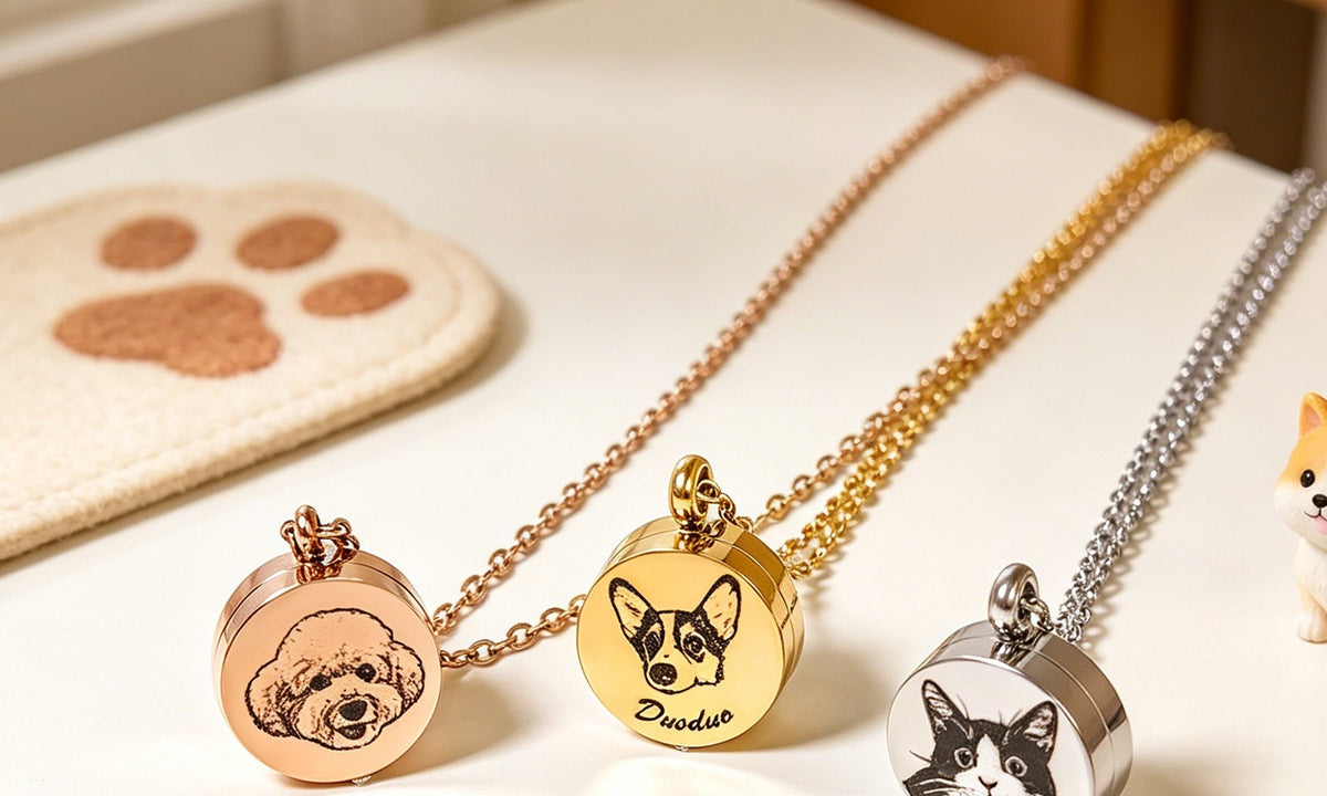 Pet Memorial Necklace - fixed view 1
