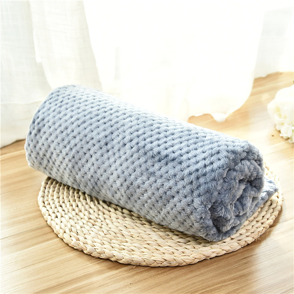 Custom Pet Blanket - Embroidered Personalized Dog & Cat Blanket with Pet Name (80x100cm)
