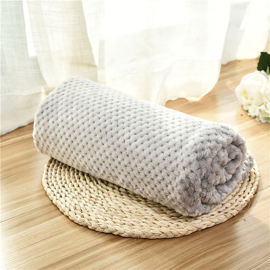 Custom Pet Blanket - Embroidered Personalized Dog & Cat Blanket with Pet Name (80x100cm)